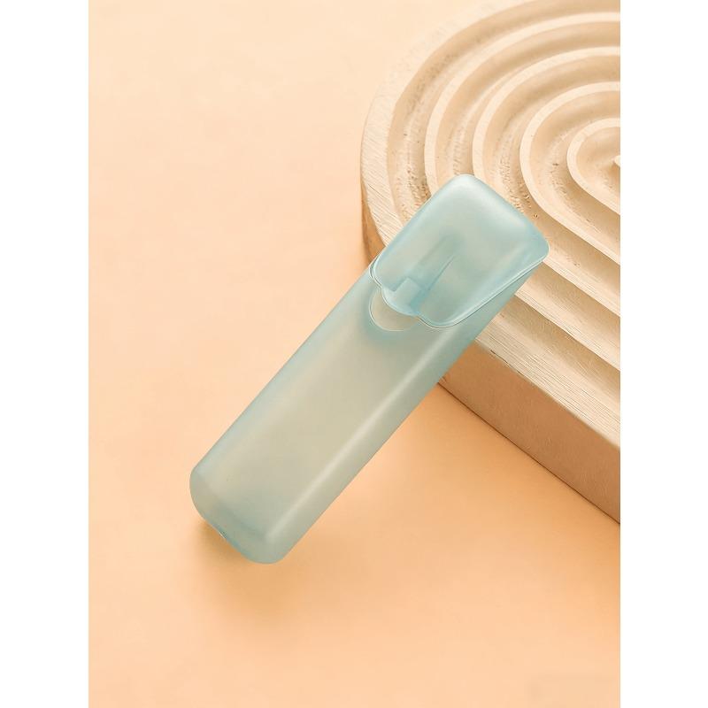 1pcs Portable Toothpick & Floss Case Leak-Proof Travel Pill Organizer With Transparent Lid, Lightweight EDC Storage Dental Floss Box