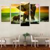 HD Printed Elephant Family Painting Canvas Print Room Decor Print Poster Picture Canvas