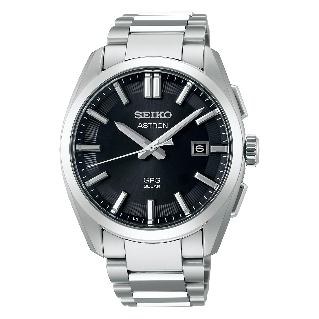 

Seiko Watch Astron Origin GPS Solar SBXD035 Silver Watch Men s чорний