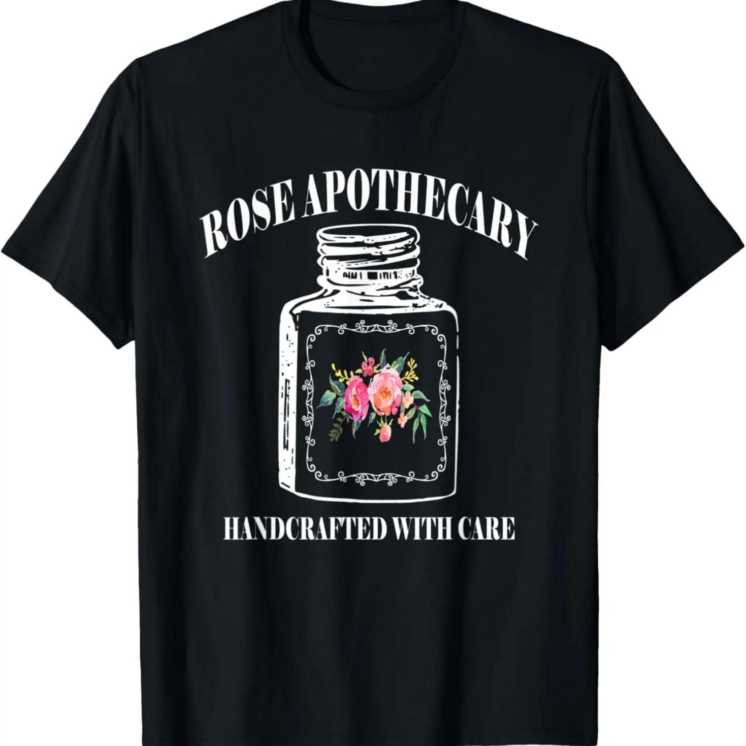 Rose-Apothecary Handcrafted With Care T-Shirt S