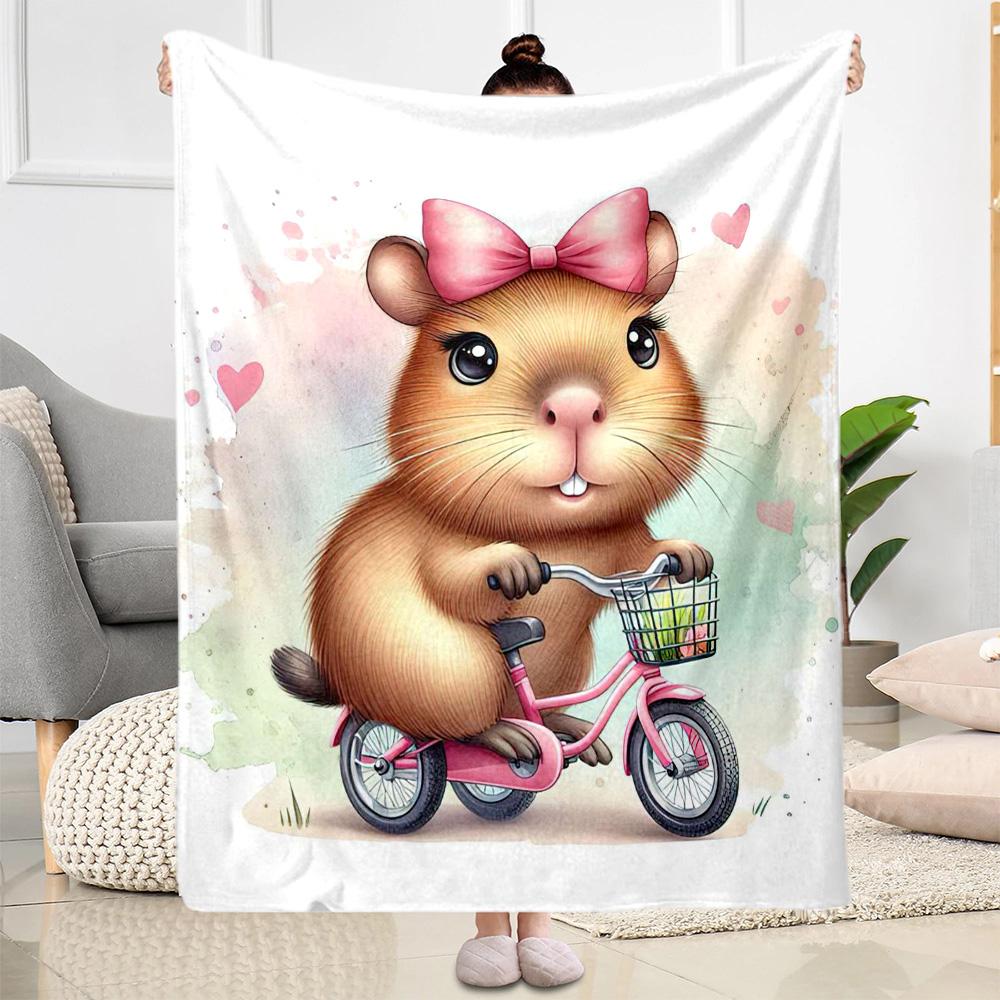 Panda Drinking Bubble Tea Blankets are suitable for living rooms, bedrooms, camping, and other places, making them an ideal choice for gifts.