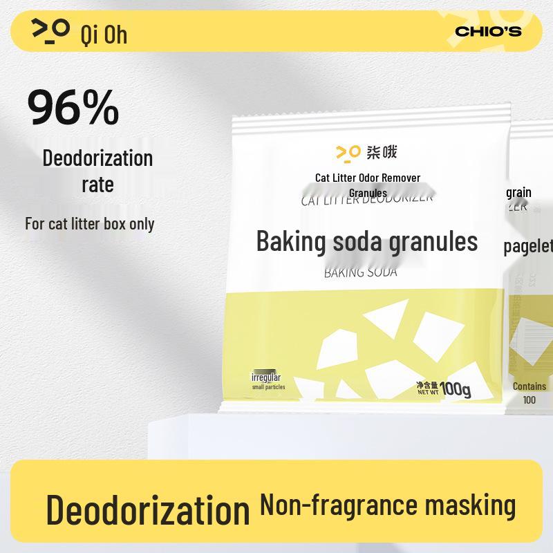Seven Oh Cat Litter Deodorizer: Baking Soda Odor Neutralizer for Indoor Kitten Hygiene.