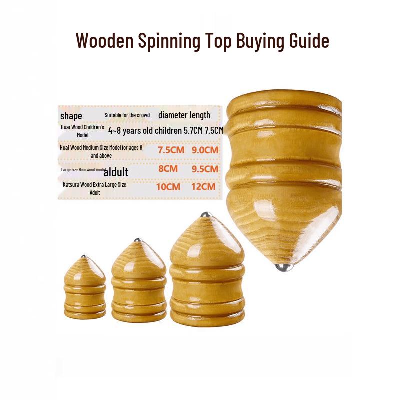 Luminous Rubber Spinning Top (2-Pack)
