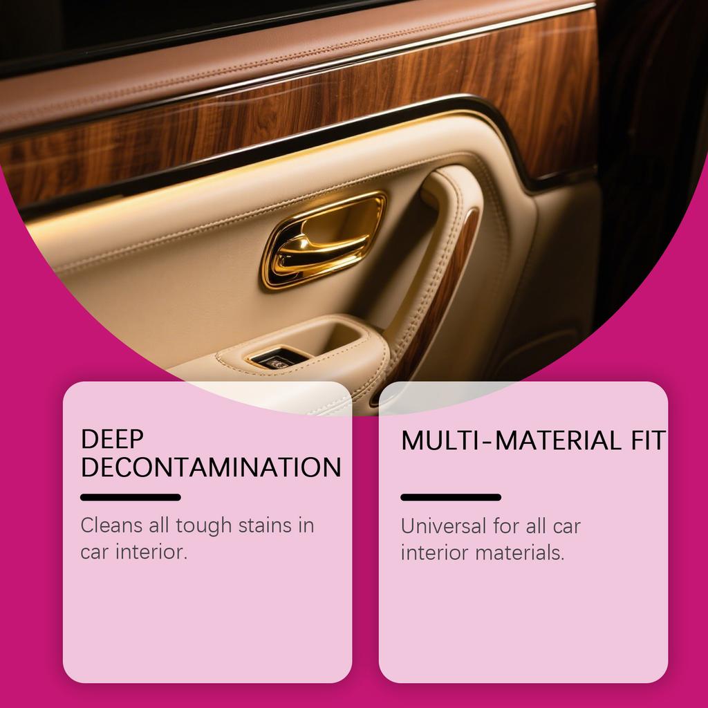 Car Interior Cleaner - Car Interior Odor Removal, Stain Cleaning, Refurbishment, Maintenance And Care Agent 100ml