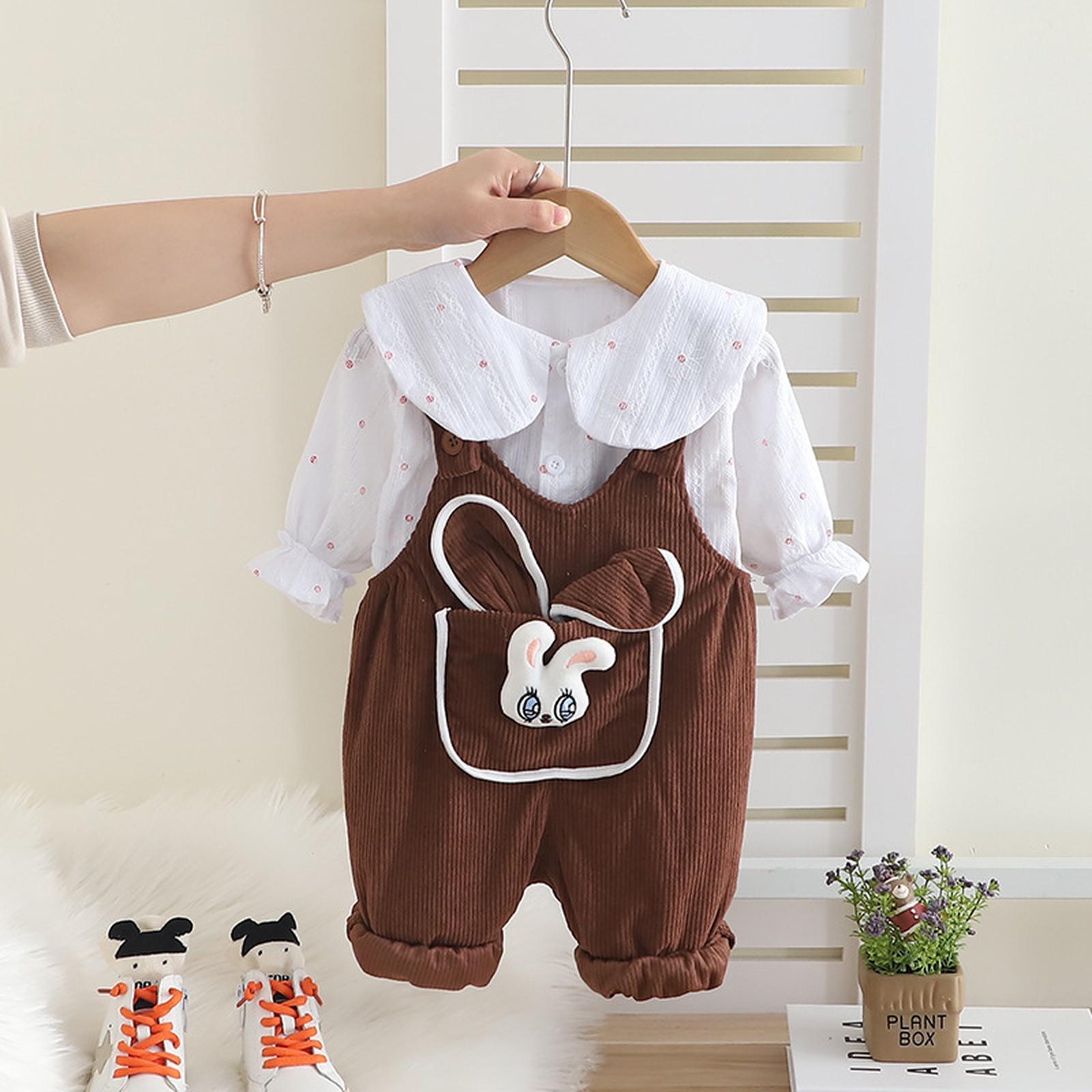 

Детский повседневный комплект с длинным рукавом, удобные наряды для повседневной носки 100 кофейный