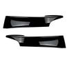 Pair Car Front Bumper Splitter Trim For BMW 1 Series F20 F21 M135i Pre LCI M-Sport 2012-2015 Intake Frame Upper Spoiler Cover