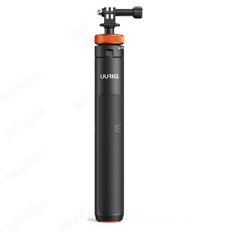 

Aluminum Extend Selfie Stick Tripod Mini Portable Vlog Tripod for Go Pro 13 12 11 10 9 8 DJI Osmo Action 3 4 5 Insta 360 X5 X4 чорний