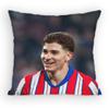 FC Julian Alvarez Pillow Case Sofa Living Room Bedroom Headboard Backrest Cushion Square Cushion Nap Time