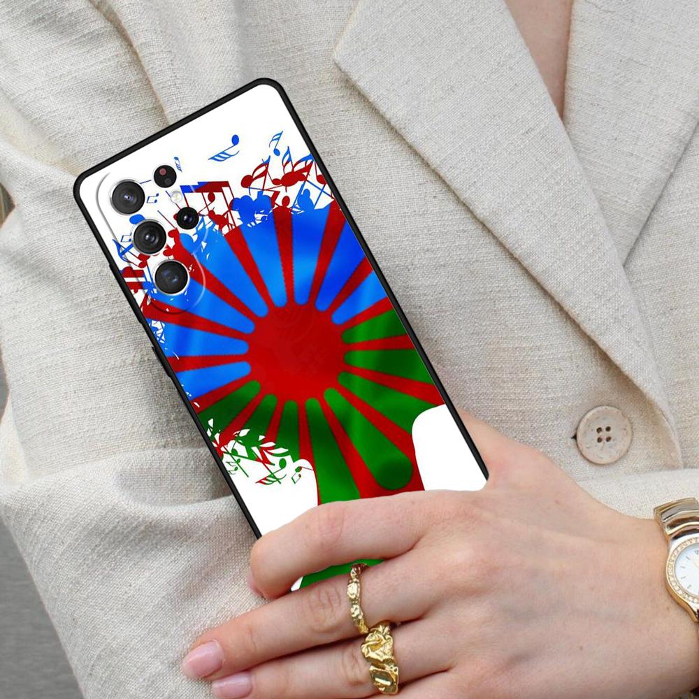 Gypsy Aromanian Romani Flag Cell Phone Case for Samsung Galaxy S26 Ultra S25 S24 S23 S22 S21 S20 Note10 Cover
