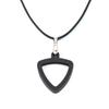 Musiin Guitar Pick Holder Necklace Compatible with Fender Dunlop D'Addario Triangle Picks, Easy Access, Suitable for Players of Various Styles,