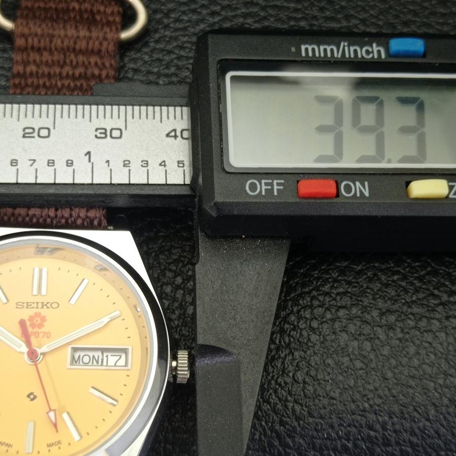 MONTRE HOMME AUTOMATIQUE SEIKO EXPO 70 6309A RÉVISÉE JAPON CADRAN CRÈME a427222-2 QRL-a427222