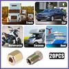 20Pcs Motorcycle Brake Line Tube Fittings 10mm 10 Male 10 Female for 3/16"