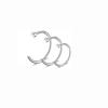 Stainless Steel Electroplated C-Shaped Nose Stud Piercing Jewelry, European and American Fashion Style.