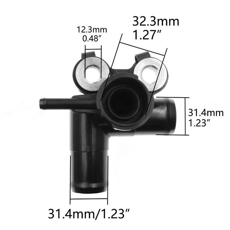 Durable-New Radiator Neck Thermostat Housing Water Flange For Toyota Succeed Probox NCP55V NCP51 1NZFE 2002+ 16502-21020 Accesso
