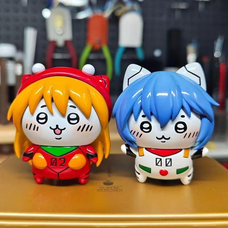 Action Figure di Evangelion Ayanami Rei Asuka Cosplay Usagis Hachiwares Bambola Modello Anime Ornamento da Tavolo Cartone Animato Giocattolo Regalo per Fan