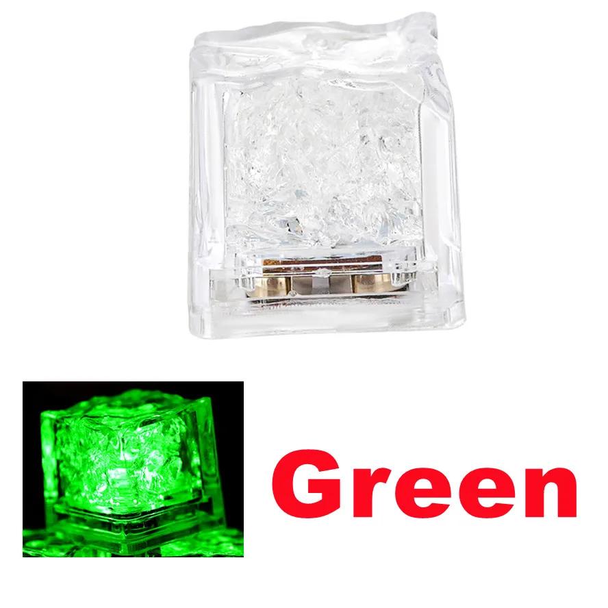 Home Decor Light Up LED Ice Cube Glow Party Glitter Neon Halloween Holiday Accessories Christmas Decoration Party Supplies