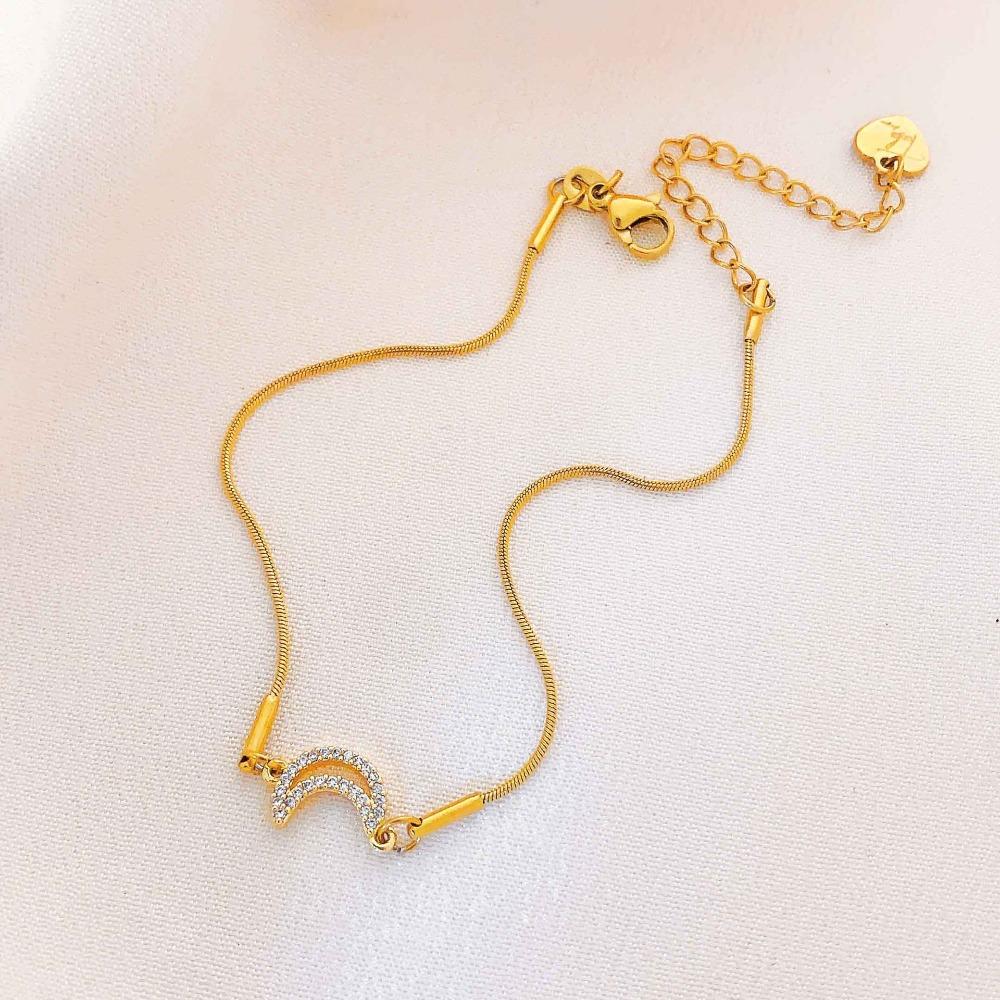 Necklace Women Do Not Fade Summer Small Cute Temperament Titanium Steel Necklace Versatile High-end Jewelry Simple Collarbone Chain