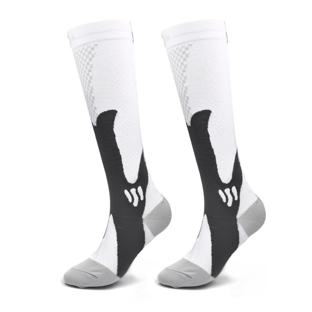 Compression Socks Running Varicose Veins Nurse Bicycle Diabetes Natural Hiking Gift Men's Knee Socks Basketball Football Travel