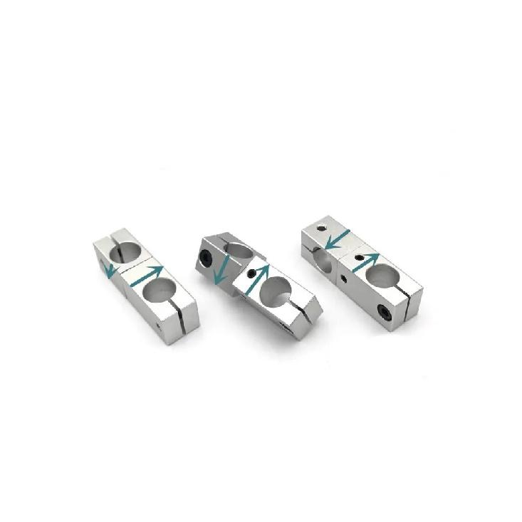 1pcs Aluminum Support Bracket 360 Coupling Clip Rotary Angle Adjustable Same Diameter Variant Diameter Inner Diameter 8-25mm
