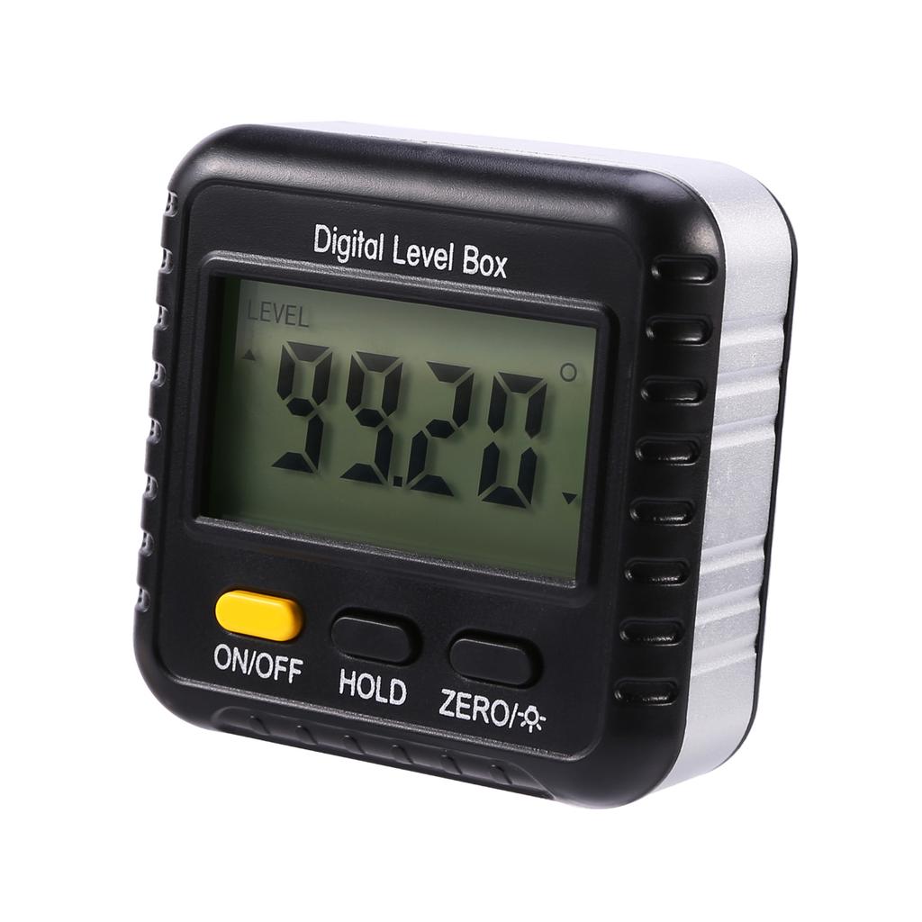 Digital Inclinometer 360 Degree Multi Purpose LCD Display Angle Finder Gauge Angle Measuring Tool for Construction Automobile Repair