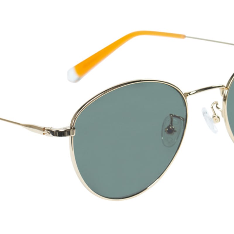 TIMID FREAK Bonnie Gold GR Metal Sunglasses