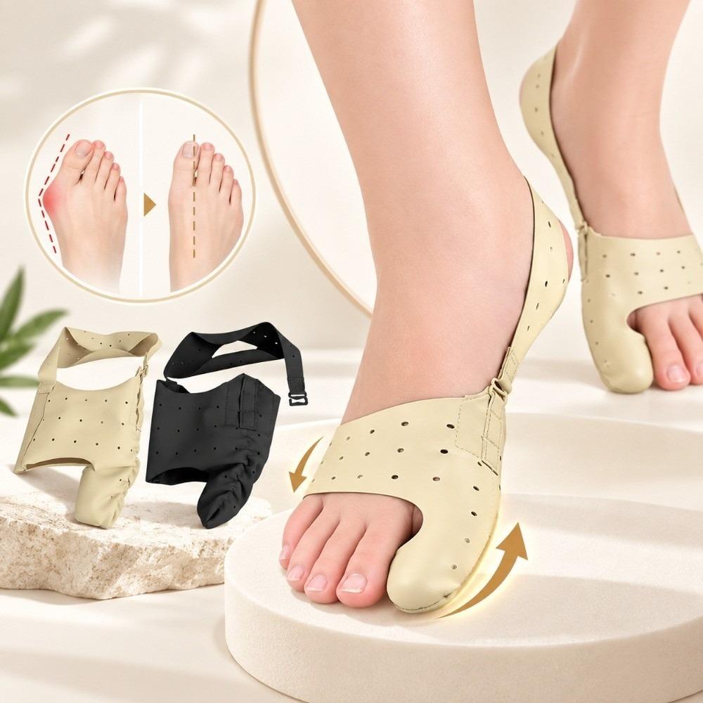Breathable Design Toe Sleeves Corrector Thin Lightweight Big Toe Corrector  Night Wear