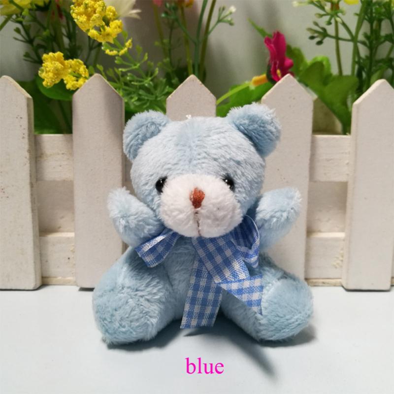 Plush  Bear  Pendant Cute Mini Bear Doll Stuffed Soft Keychain Pendant Toy