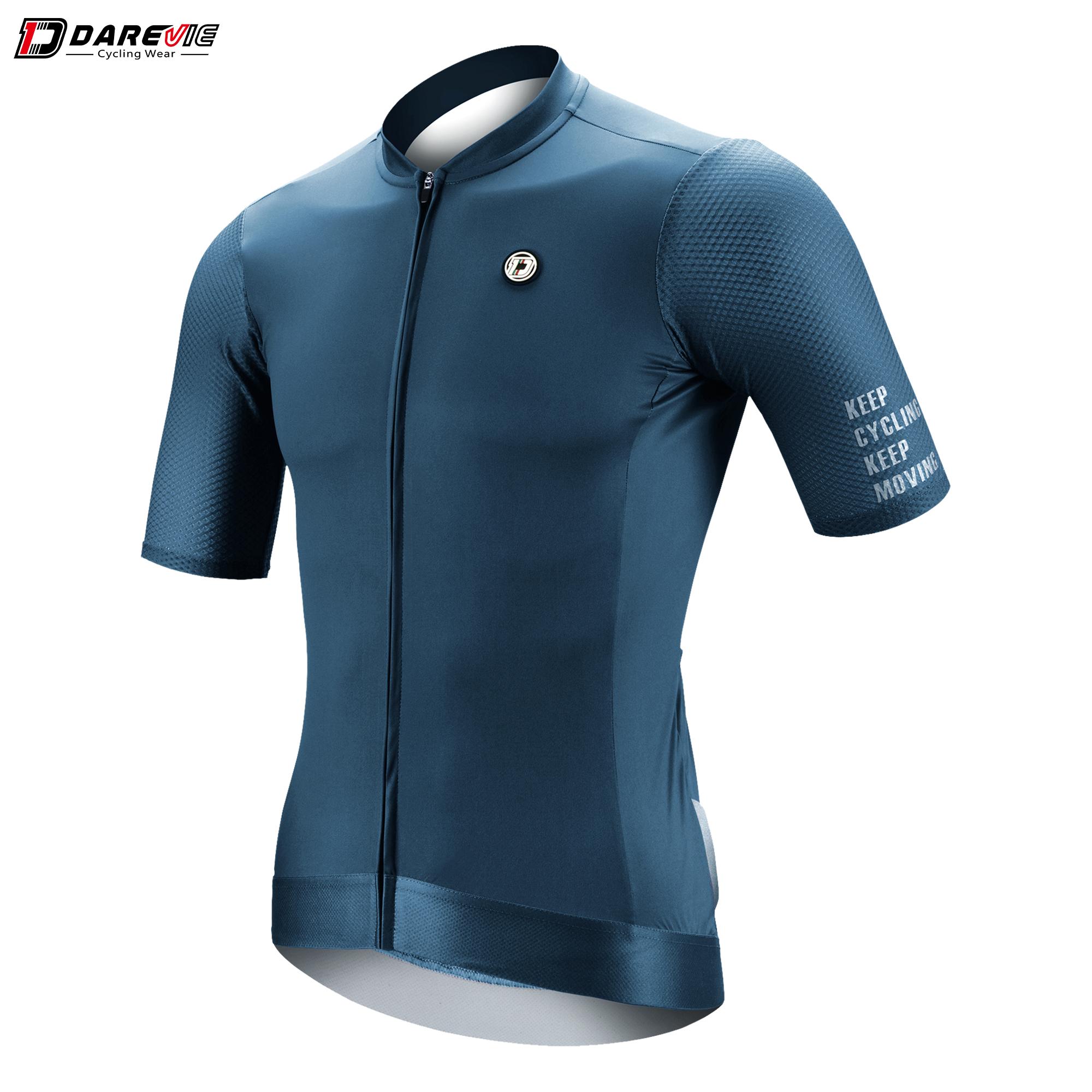

DAREVIE Man Cycling Maillo Moisture-Wicking Training Level Cycling Jersey Man Cool And Refreshing Cycling Clothes For Men Asian-S