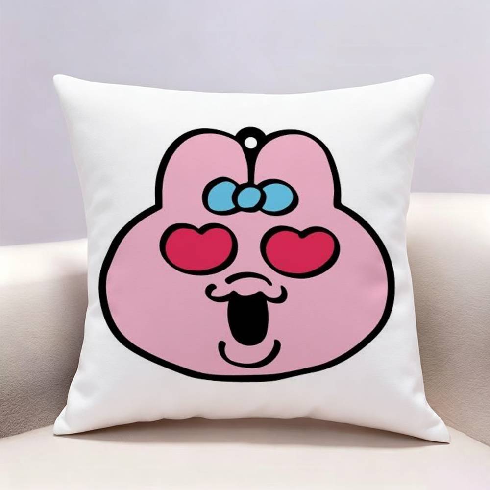 OOpanchu Usagi Doublesided print Pillow Case Pattern Printed Pillowcase For Living Room Sofa Cushion Cover