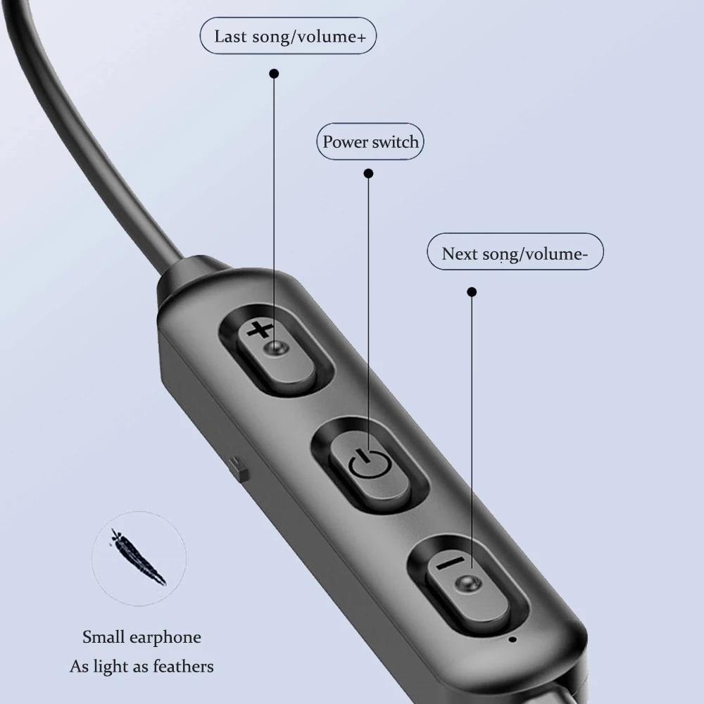 Wireless Bluetooth 5.0 Earphones Neckband Stereo Sports Handsfree Headset 98dB