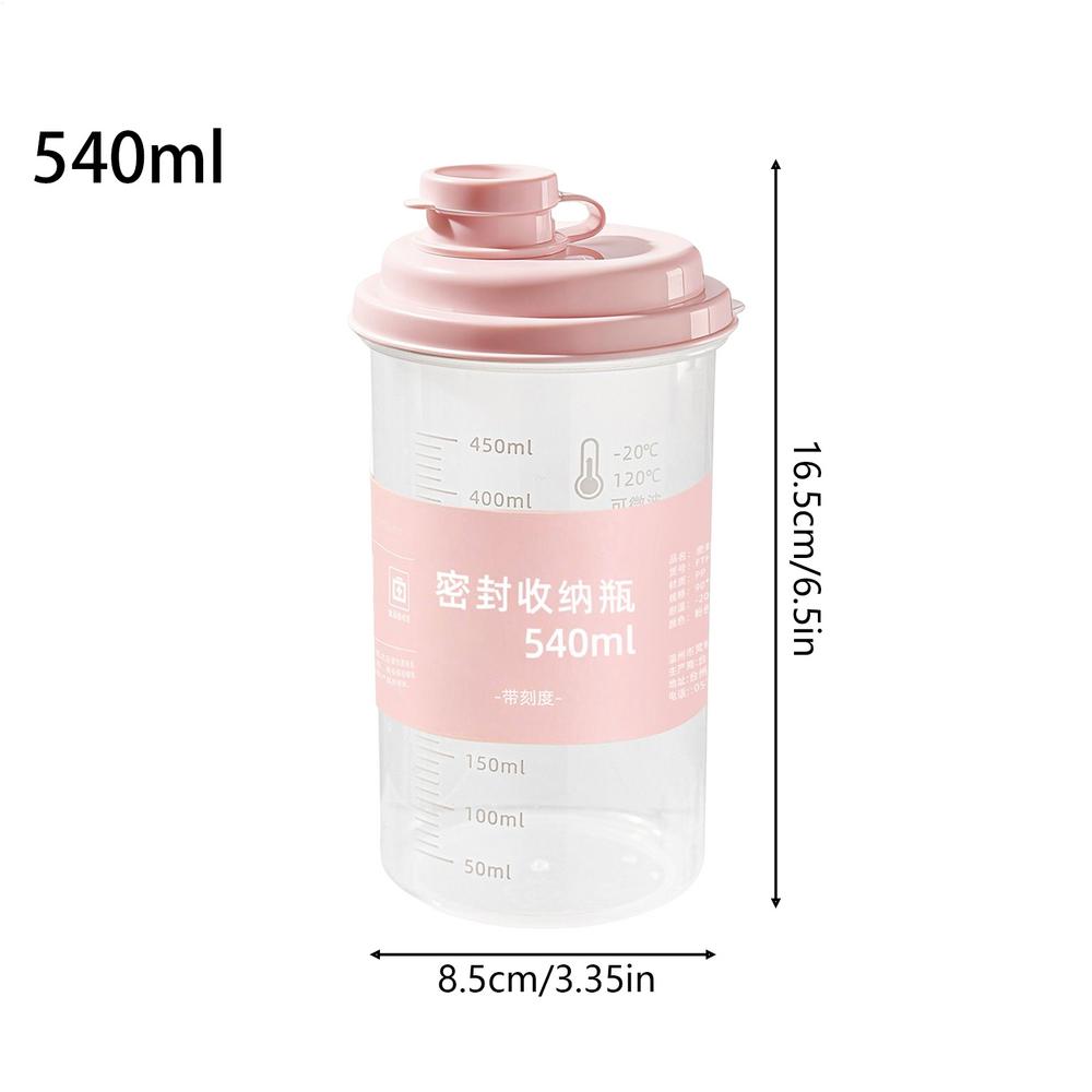 540ml Water Bottle Transparent Portable Leak-proof For Drink Plastic Sports outdoor Water Bottles Drinkware Large Capacity 540ml