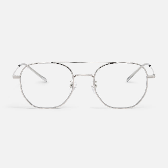 Byumaeb Hey_Full Titanium Ultra-Lightweight Double-Bridge Polygon