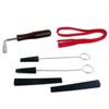 Piano Accessories Piano Tuning Lever Tools Kit Mute Hammer Diy Set 6Pcs Black