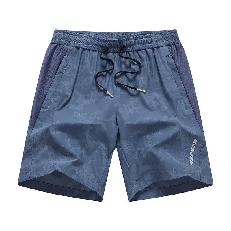 True Ice Silk Camouflage Shorts Herren Sport Basketball Hose Schnelltrocknende Atmungsaktive Mittelhose Locker sitzende