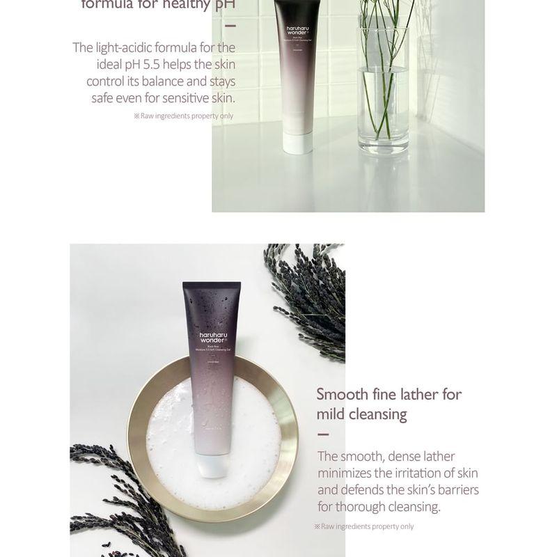 HARUHARU WONDER Black Rice Moisture 5.5 Soft Cleansing Gel