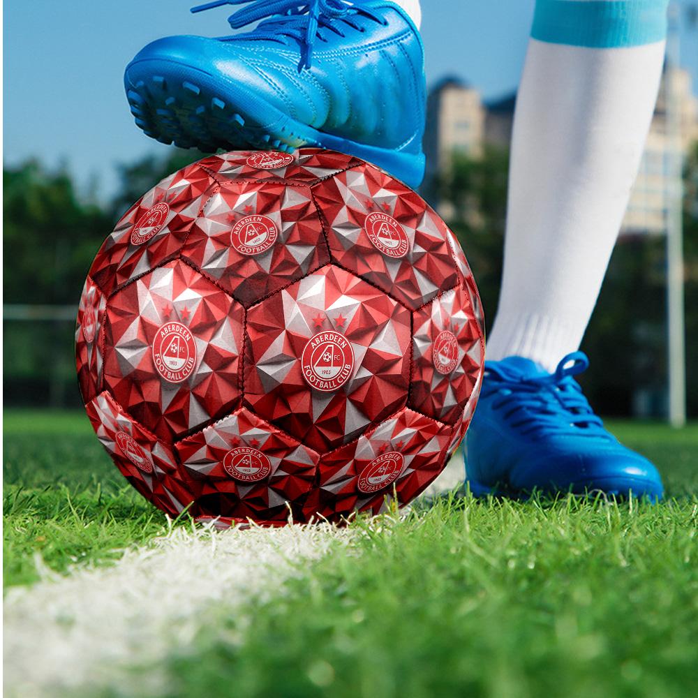 Aberdeen FC Size 5 Standard Football Durable Training Match Soccer Ball for Adult Outdoor Sports