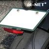 Slim Reflector Kit, Universal License Stay, Reflector, Black, Stylish, Lightweight, License Plate, License Plate, AINET, Motorcycle, Custom Parts