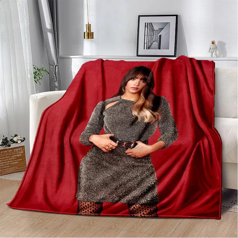 3D Spanish Singer Cute Aitana Soft Plush Blanket,Flannel Blanket Throw Blanket for Living Room Bedroom Bed Sofa Picnic Cover Kid