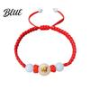 Glow In The Dark Bracelet Snake Year Lucky Red Rope