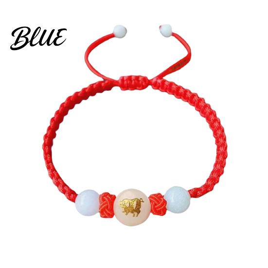 Glow In The Dark Bracelet Snake Year Lucky Red Rope