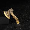 Ax Retro Prosperous Seven-dimensional Five Elements Prosperous Wealth Tomahawk Brooch