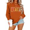 Women S Casual Teach Them To Be Kind Print Hoodie
