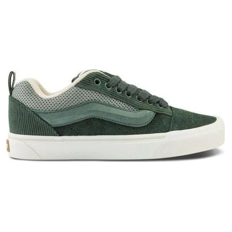 Vans Knu Skool Comfortable Versatile Durable Lightweight Low-Top Skate Shoes Unisex Sneakers Green VN0009QCOLV