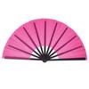 Chinese Martial Arts Kung Fu Fan Tai Chi Dance Fan Plastic Stage Performance Folding Fan Solid Color Fan Photo Prop