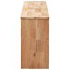 Vidaxl Bank mit Schuhaufbewahrung, 94X20X38 cm, Massives Nussbaumholz