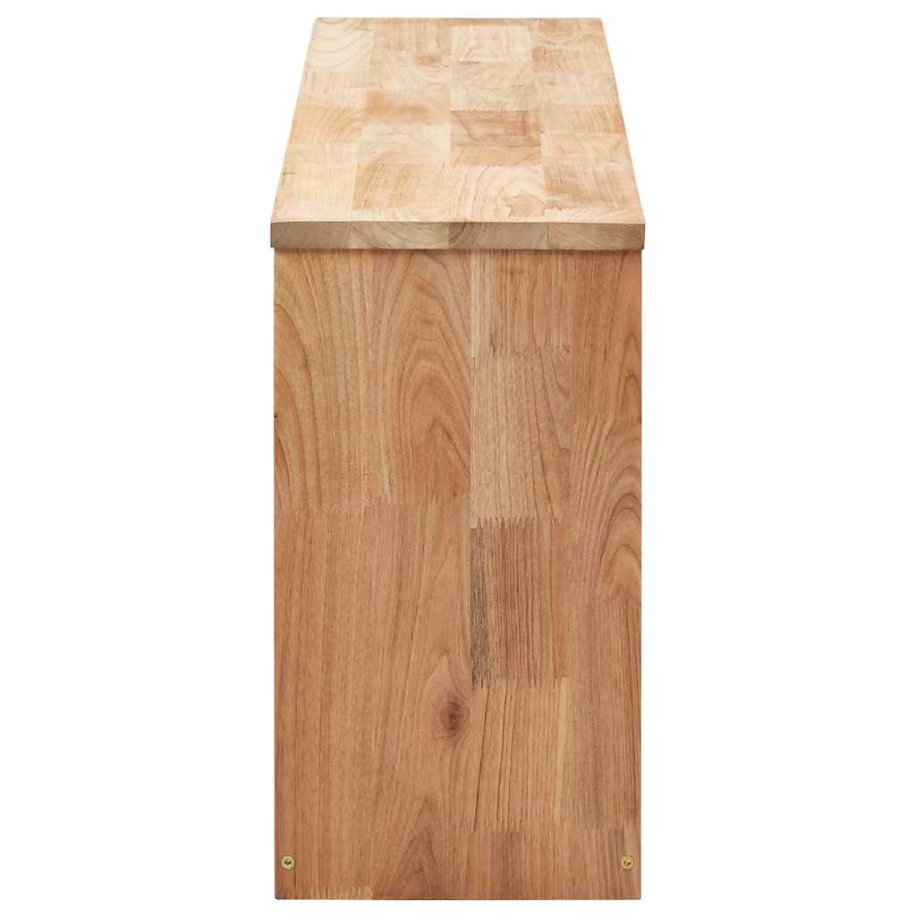 Vidaxl Bank mit Schuhaufbewahrung, 94X20X38 cm, Massives Nussbaumholz