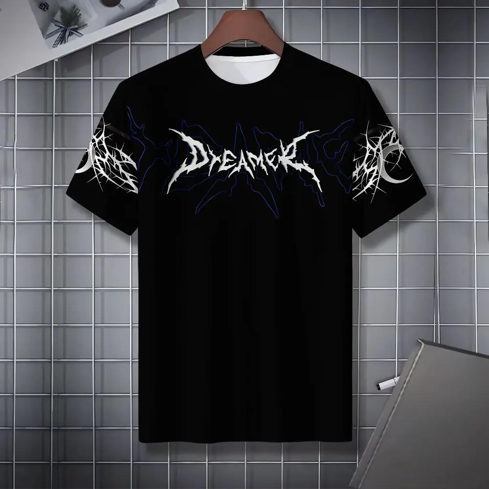 Printed Fashion Crew Neck Short Sleeve Top Casual Comfort T-Shirt Men's