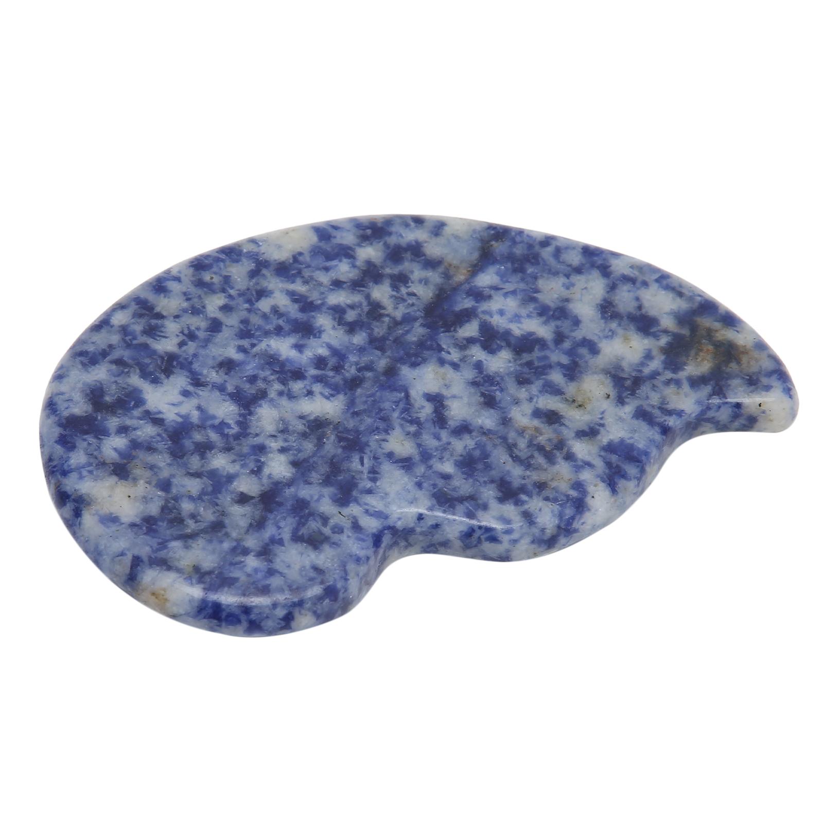 

Gua Sha Board Natural Blue Jade Stone Facial Gua Sha Tool for SPA Acupuncture Therapy