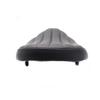 JPMODAO Motorcycle Seat Rich Choice Black Leather Solo Seat with Spring Bracket Kit for Sportster XL1200 883 48 Chopper Bobber Custom Cover, (Vertical