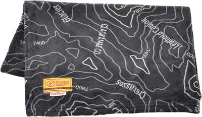 Oregonian Camper Outdoor Fireproof Topo OCFP511TB Blanket, Medium, Black,